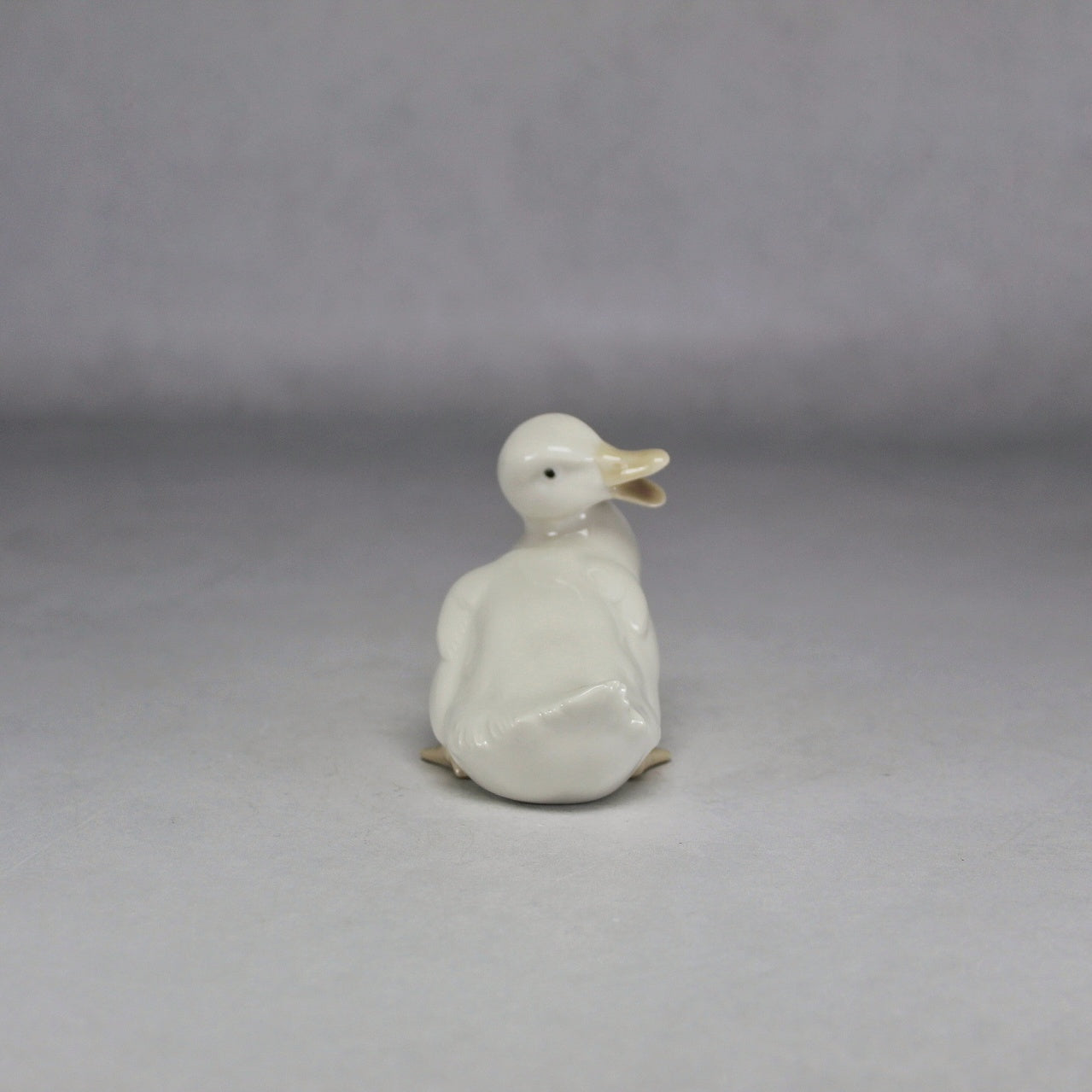 Nao Spain White Porcelain Duckling Figurine