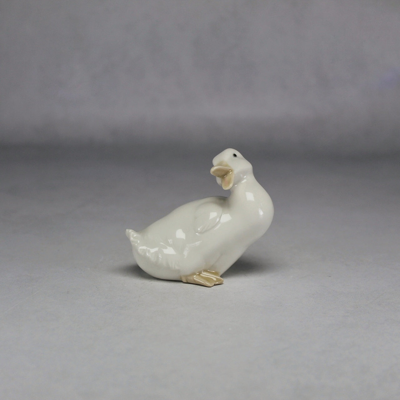 Nao Spain White Porcelain Duckling Figurine