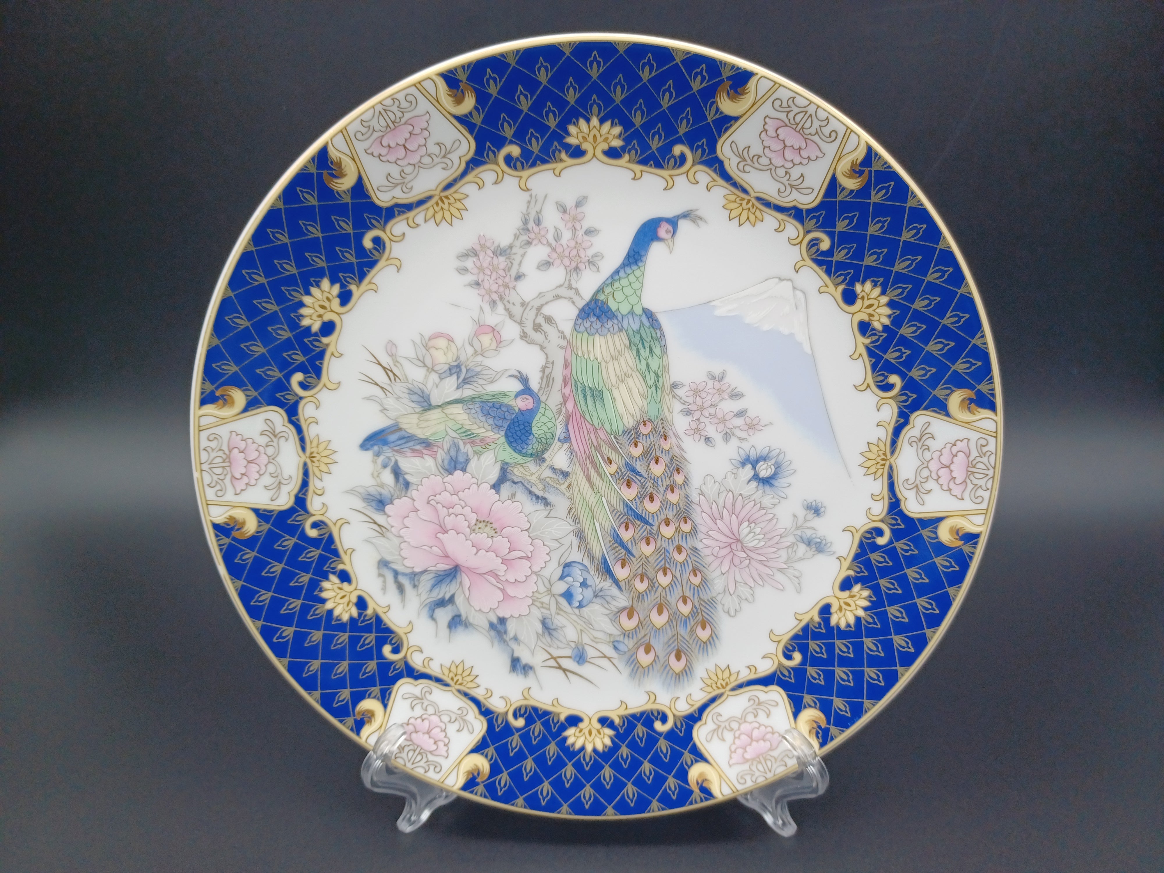 ◉セール対象◉vintage Peacoc plate - インテリア小物