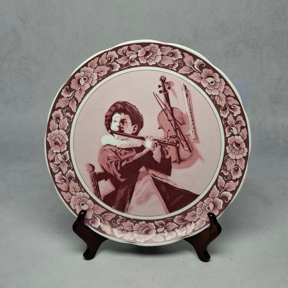 Delft Holland The Flute Player Old Masters Limited Collector’s Plate