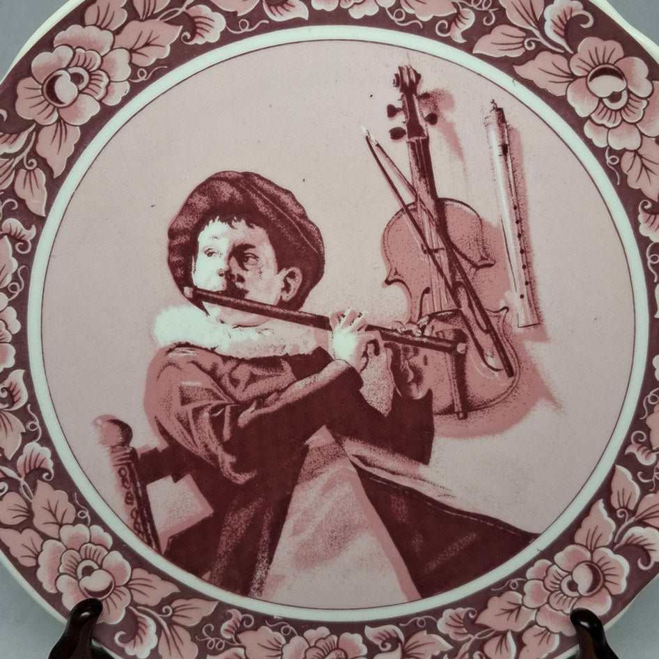 Delft Holland The Flute Player Old Masters Limited Collector’s Plate