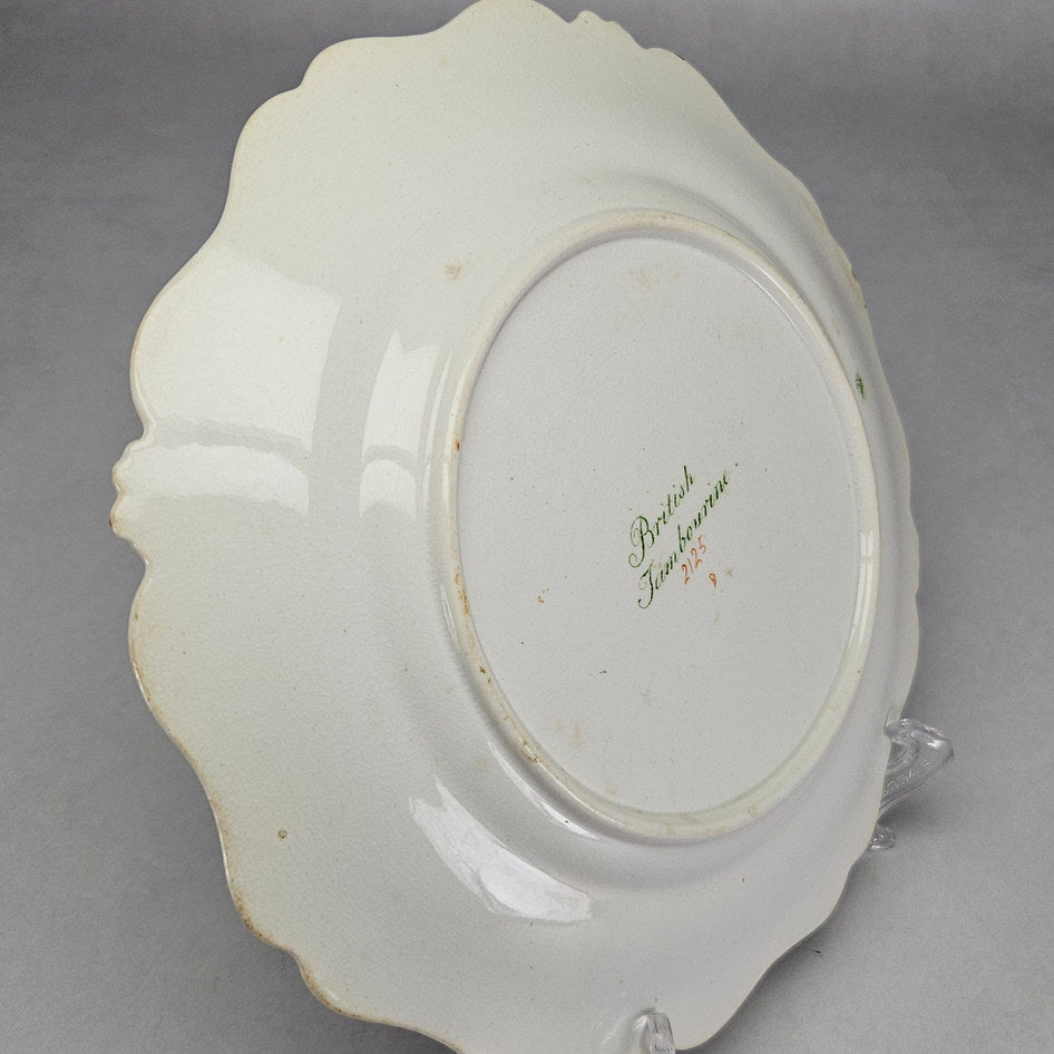 British Tambourine plate 2125, alternate lighting view