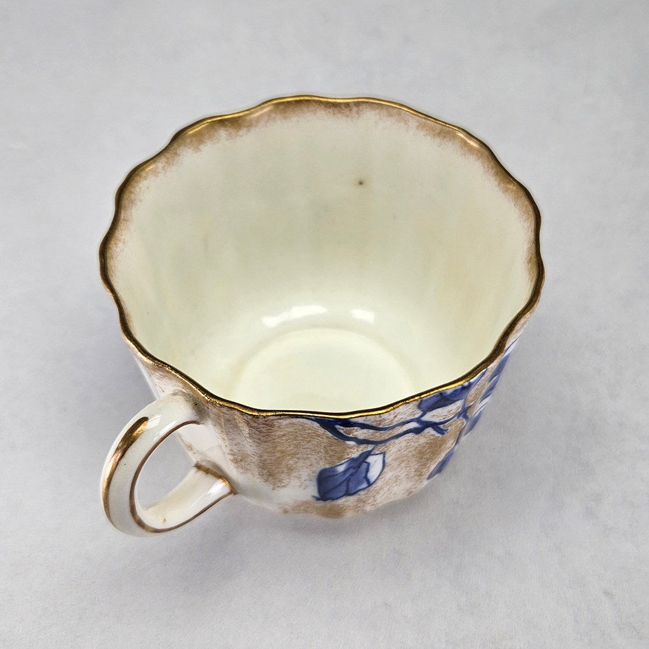 Royal Doulton C1800 teacup showing its shaped ceramic form