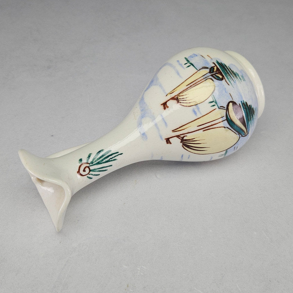 Lucia Ware Hand-Painted Sailing Boat Ceramic Jug