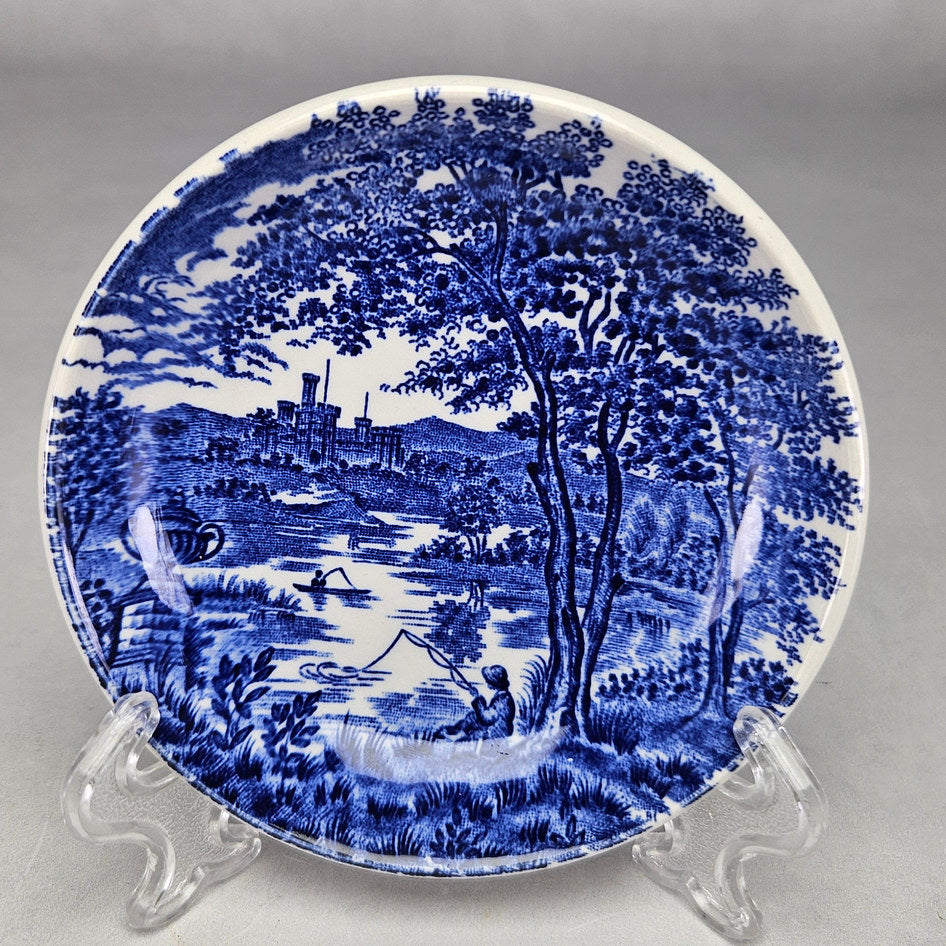 Broadhurst The English Scene Blue Ironstone Small Dish, view 2