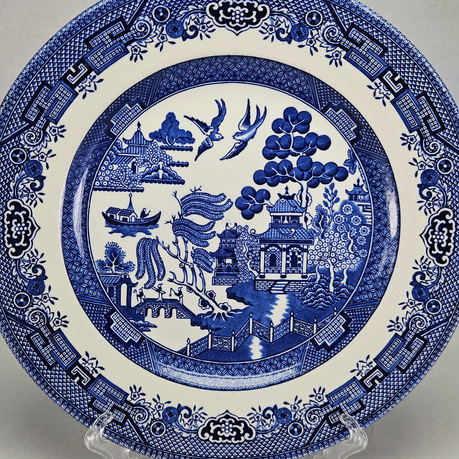 Broadhurst Willow Blue and White Ironstone Dinner Plate
