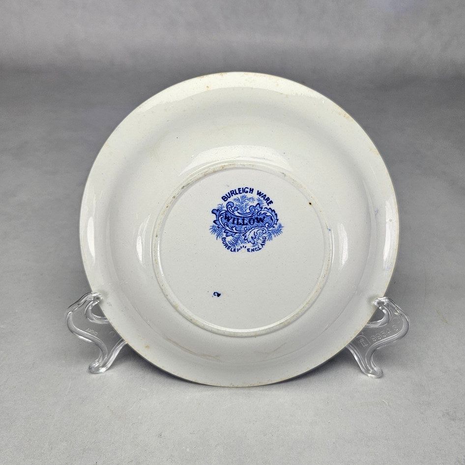 Burleigh Ware Willow Blue and White Small Bowl, view 4
