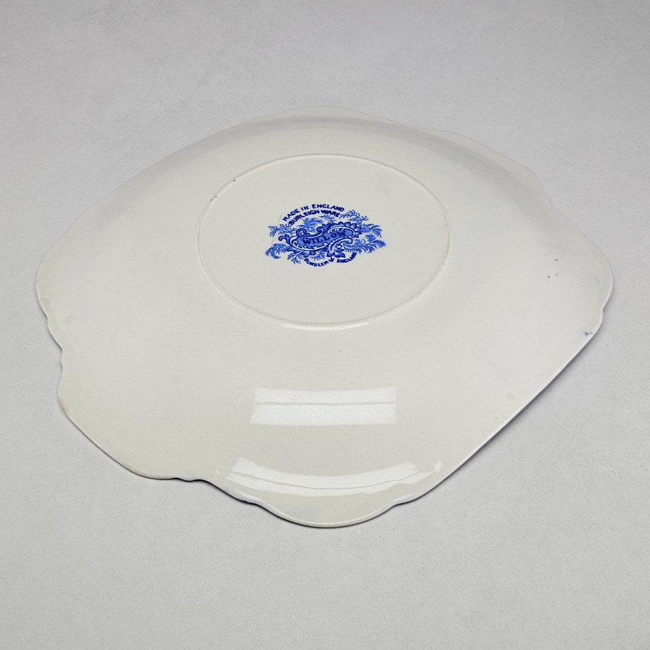 Burleigh Ware Willow Blue and White Rectangular Handled Serving Tray