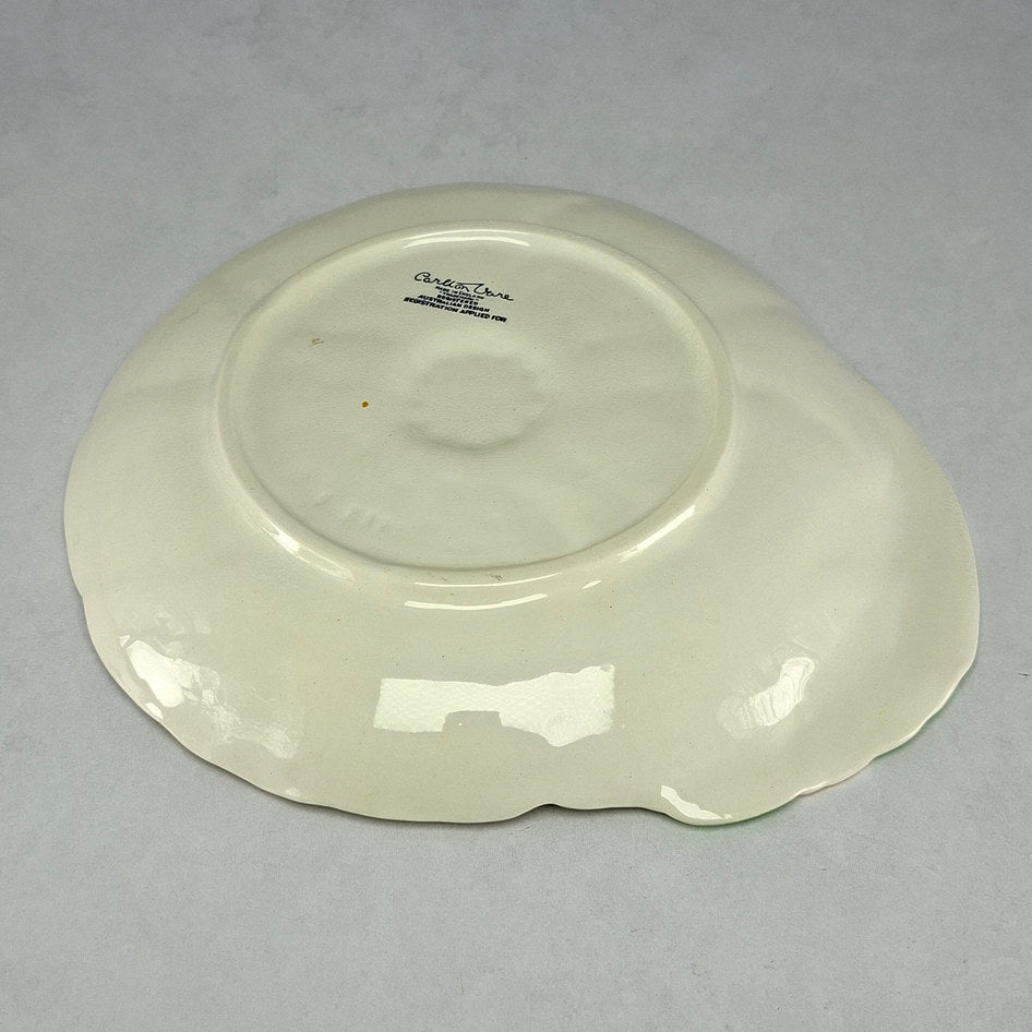 Large Carlton Ware Yellow Floral Ceramic Plate