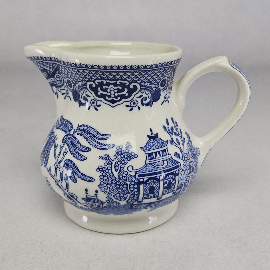 Churchill Blue Willow Ceramic Milk Jug