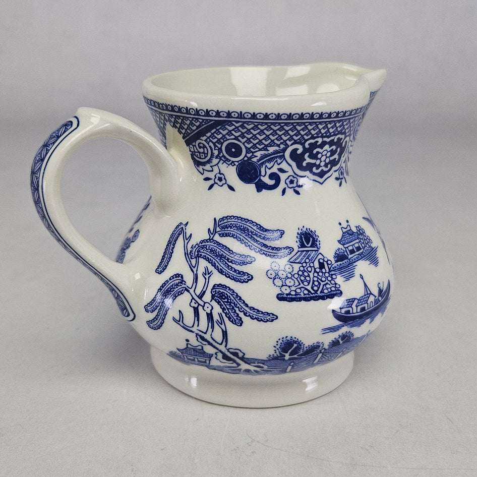 Churchill Blue Willow Ceramic Milk Jug