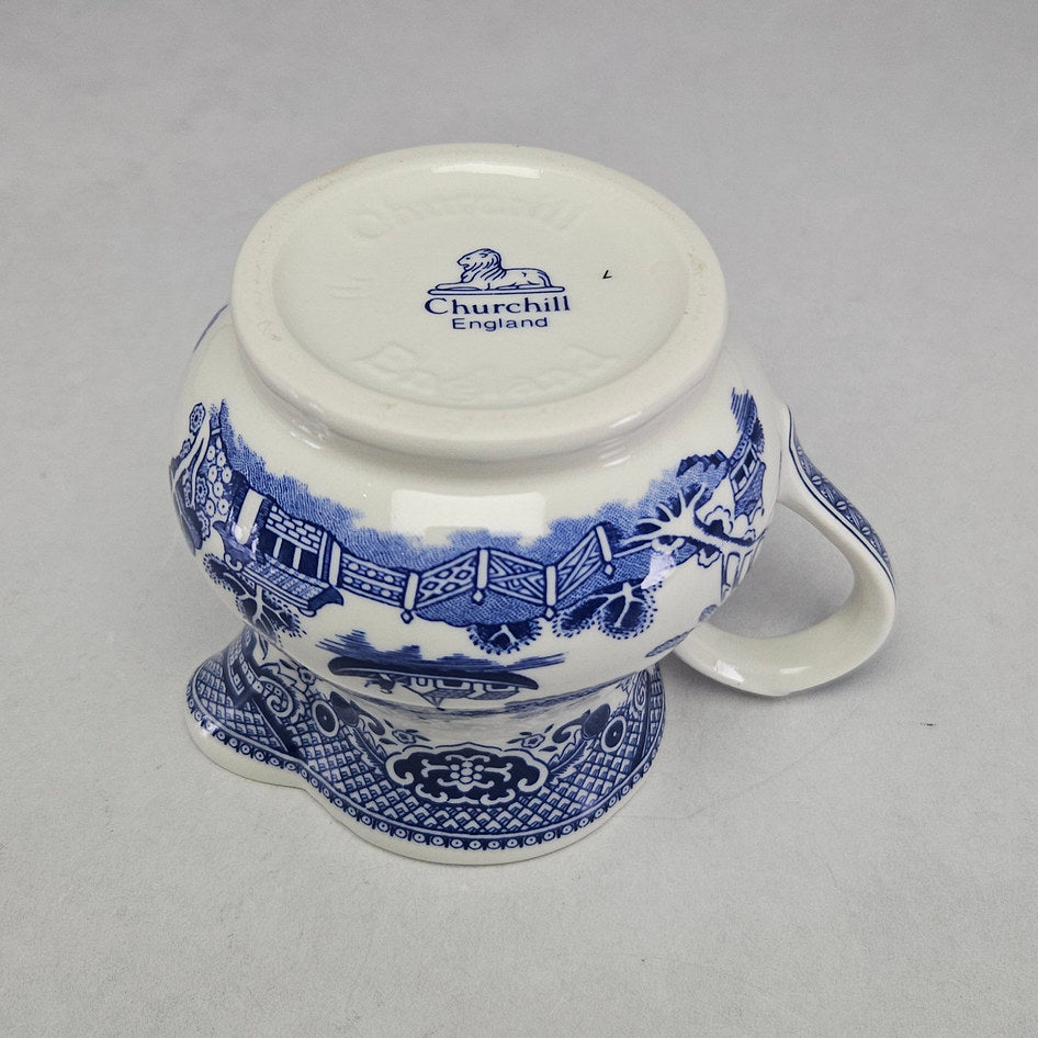 Churchill Blue Willow Ceramic Milk Jug