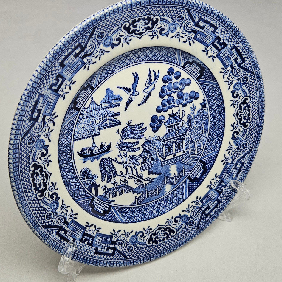Churchill Blue Willow Ceramic Side Plate