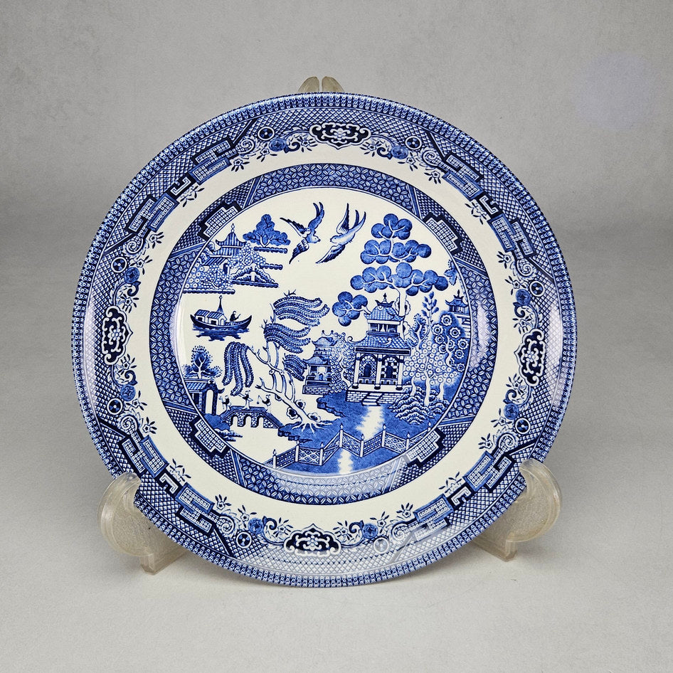 Churchill Blue Willow English Soup Plate