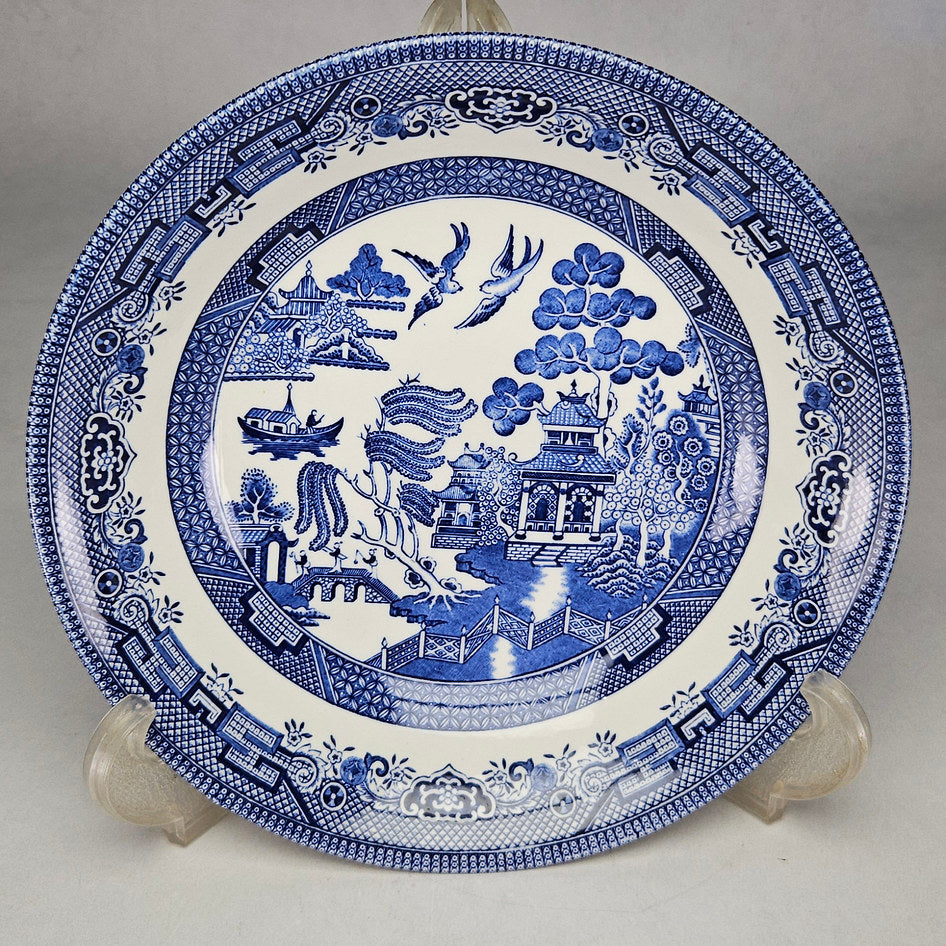 Churchill Blue Willow English Soup Plate