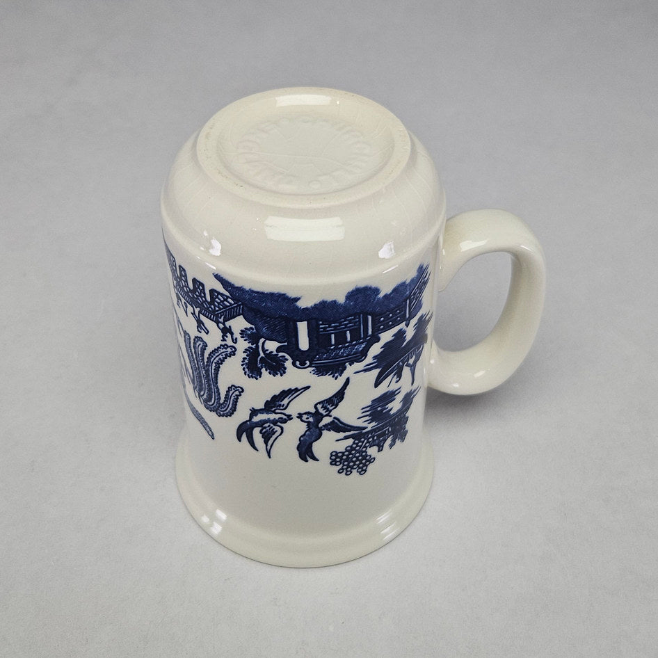 Churchill Blue Willow Tall Ceramic Tea Mug