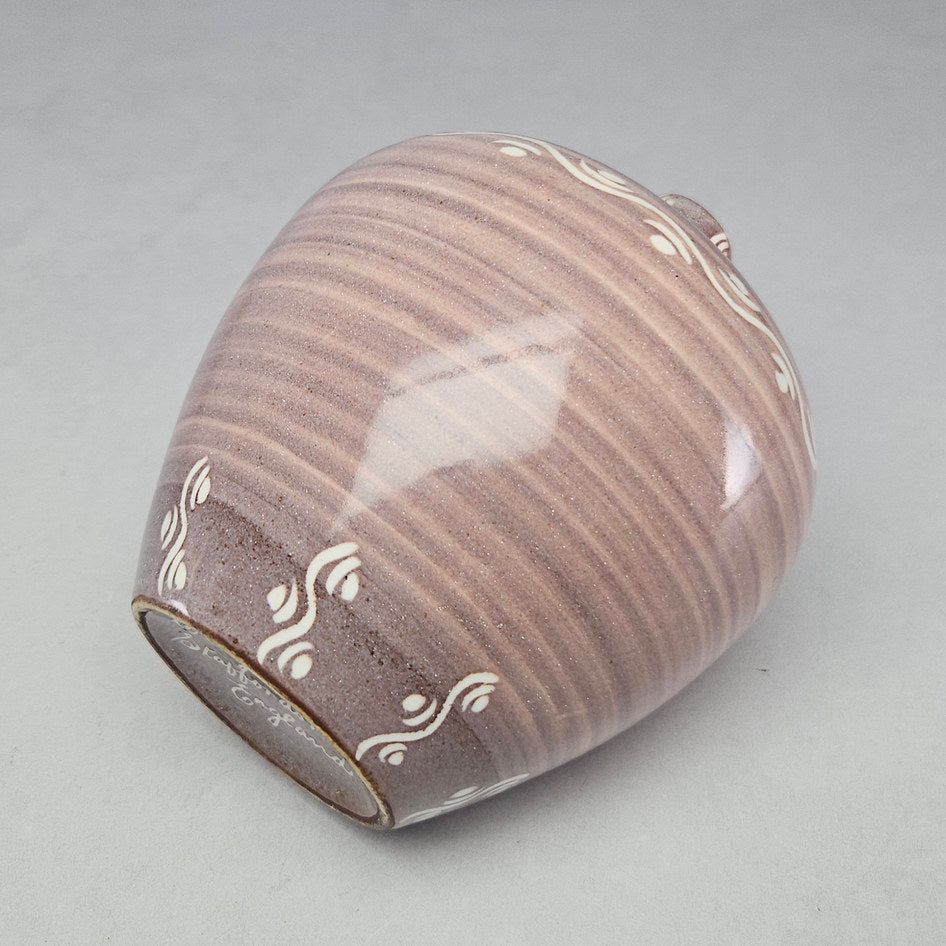 Clayburn Staffordshire Mottled Brown Studio Pottery Vase