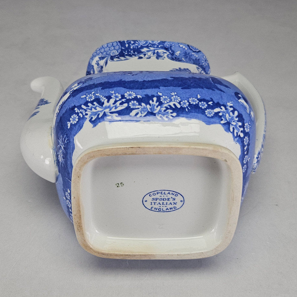 Copeland Spode Italian printed backstamp beneath coffee pot