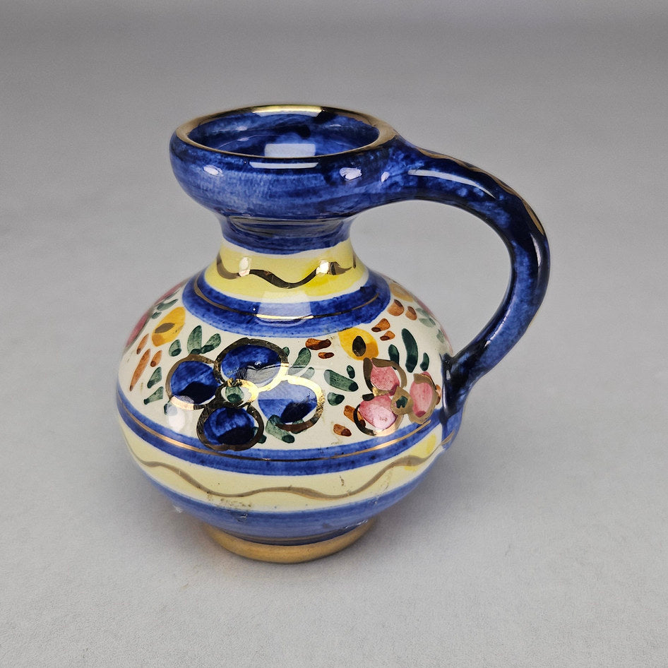 Cora Holland Hand-Painted Floral Ceramic Jug