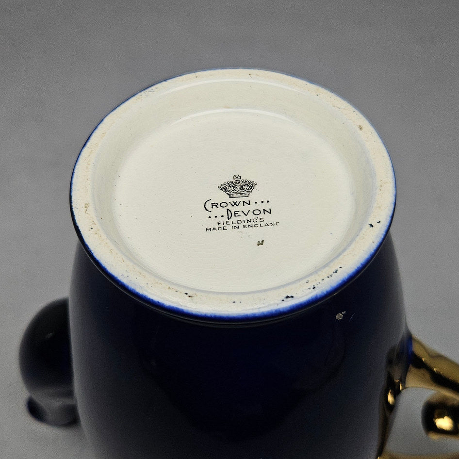 Crown Devon Linton Cobalt Blue Lidded Coffee Pot