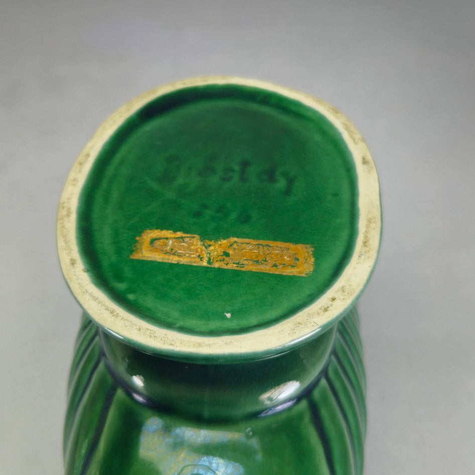 Drostdy 156 Green Handled Pedestal Bowl