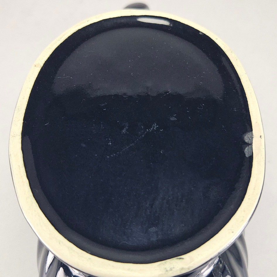 Drostdy Grahamstown Black Pottery Mantel Vase c.1950
