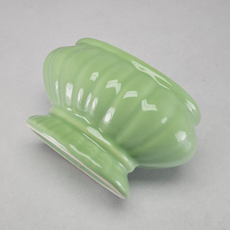 Drostdy Ware Light Green Fluted Footed Ceramic Planter Style 413A