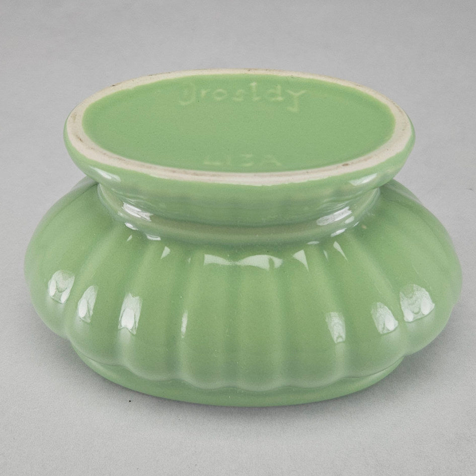 Drostdy Ware Light Green Fluted Footed Ceramic Planter Style 413A