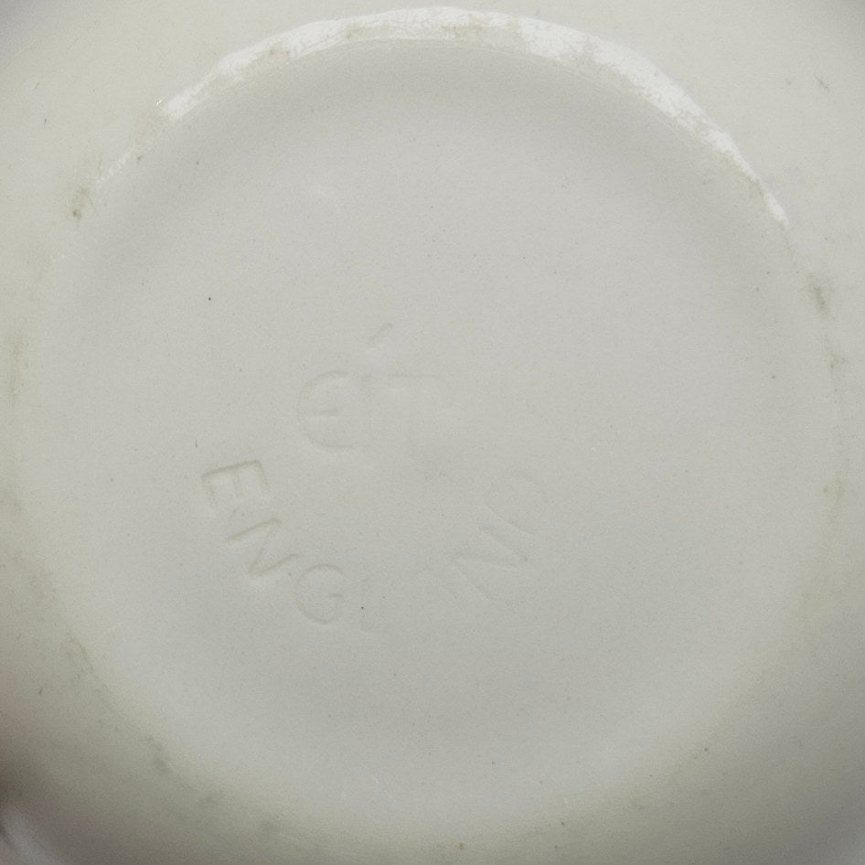 EIT England Blue Willow Ceramic Dessert Bowl