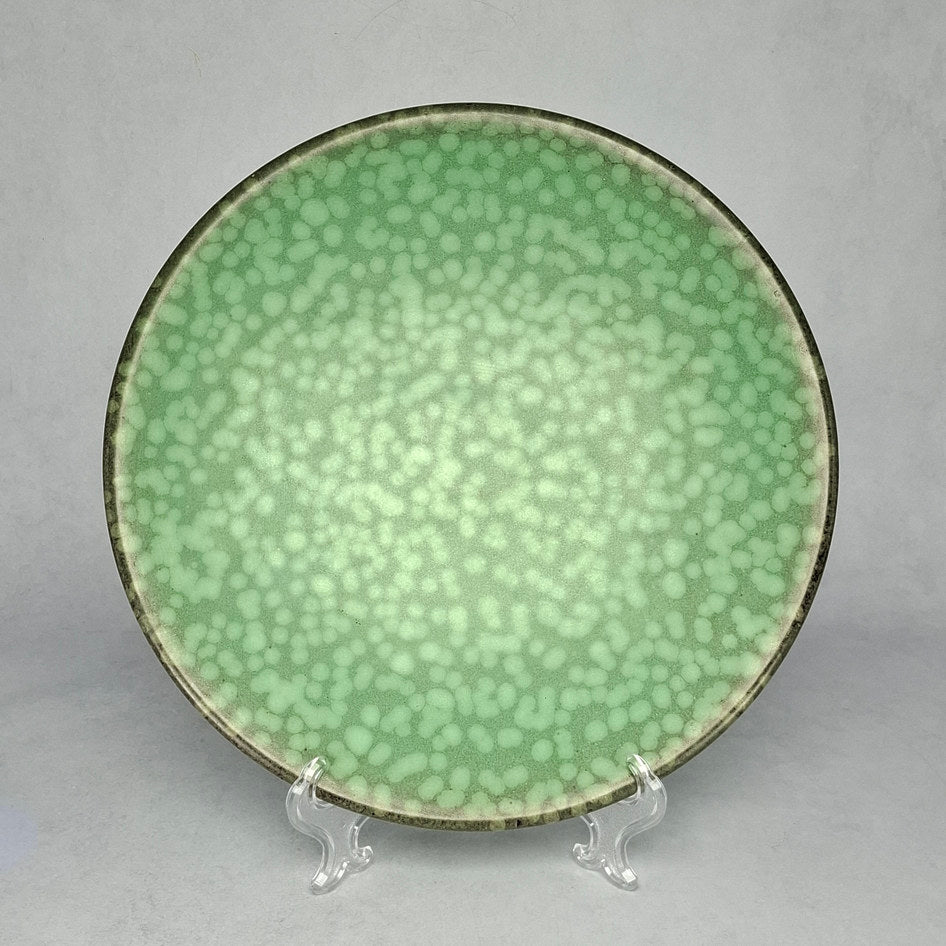 Elsterwerda Art Deco Mottled Ombré Green Serving Plate M65