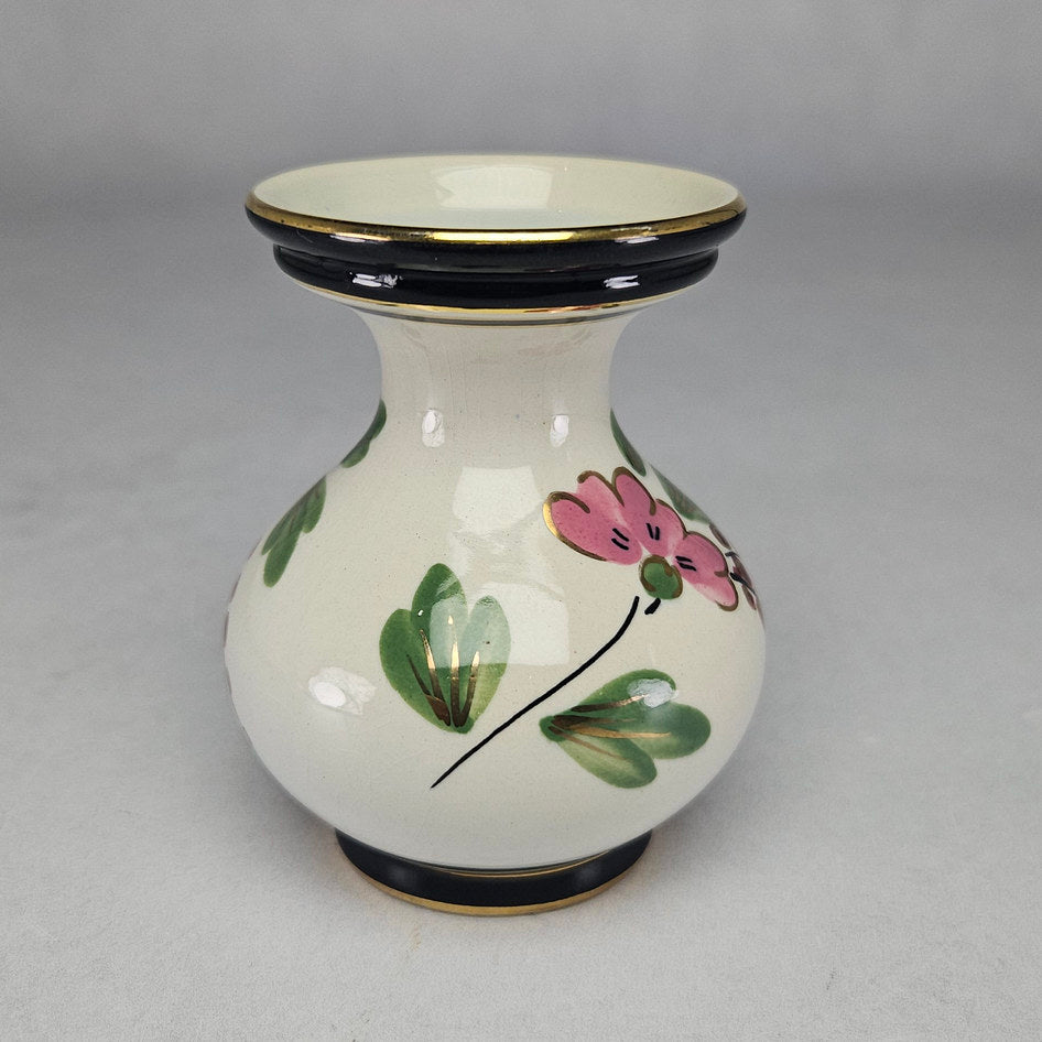 Flora Gouda Holland Simone Hand-Painted Floral Ceramic Vase