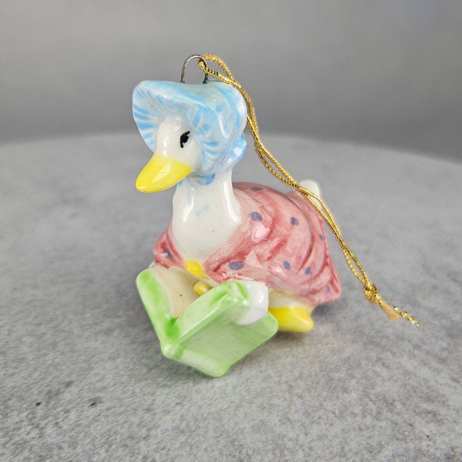 Frederick Warne Jemima Puddle-Duck Ceramic Tree Hanging