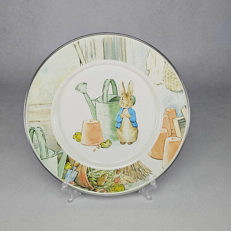 Golden Rabbit Beatrix Potter Peter Rabbit Decorative Tin Plate