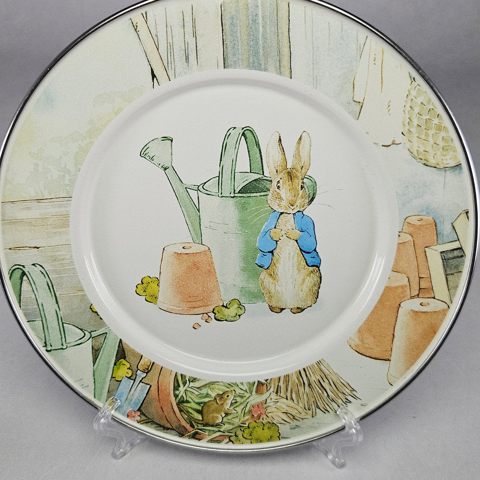 Golden Rabbit Beatrix Potter Peter Rabbit Decorative Tin Plate