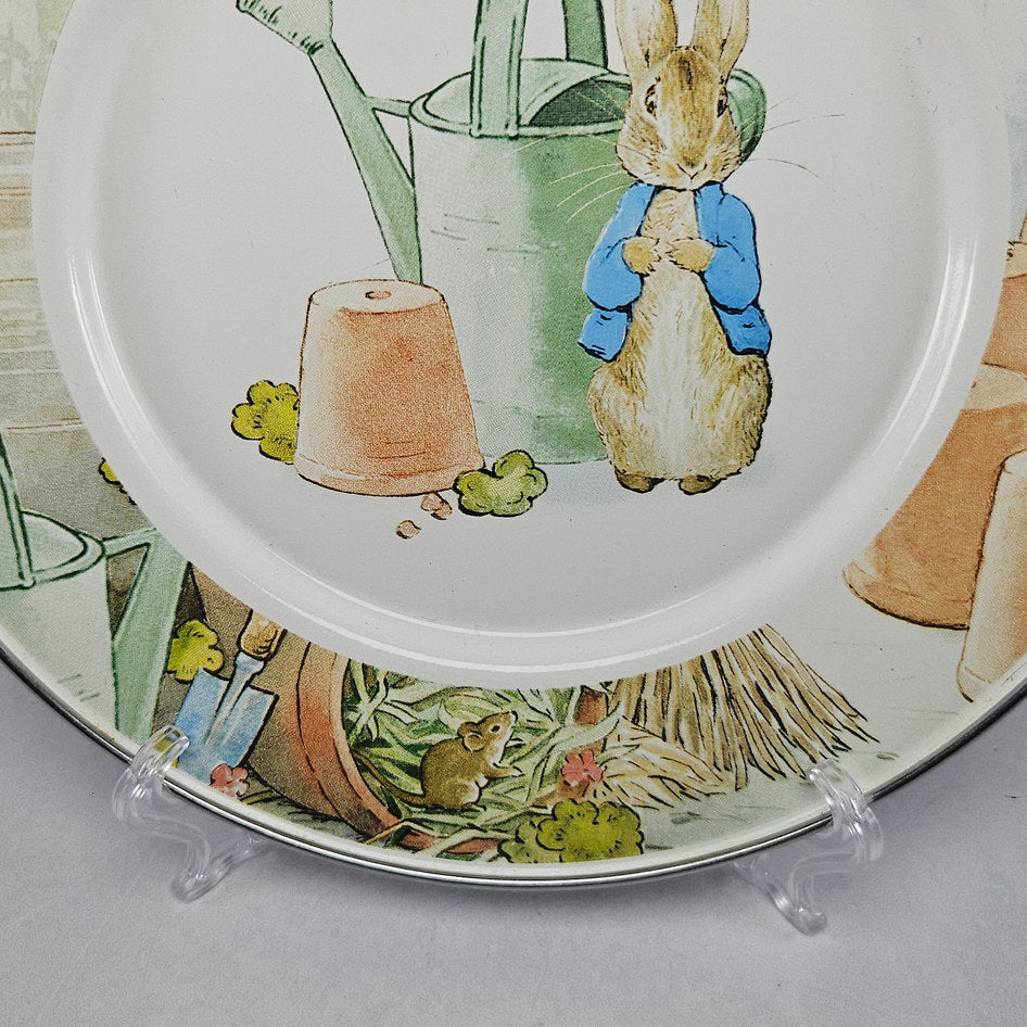 Golden Rabbit Beatrix Potter Peter Rabbit Decorative Tin Plate
