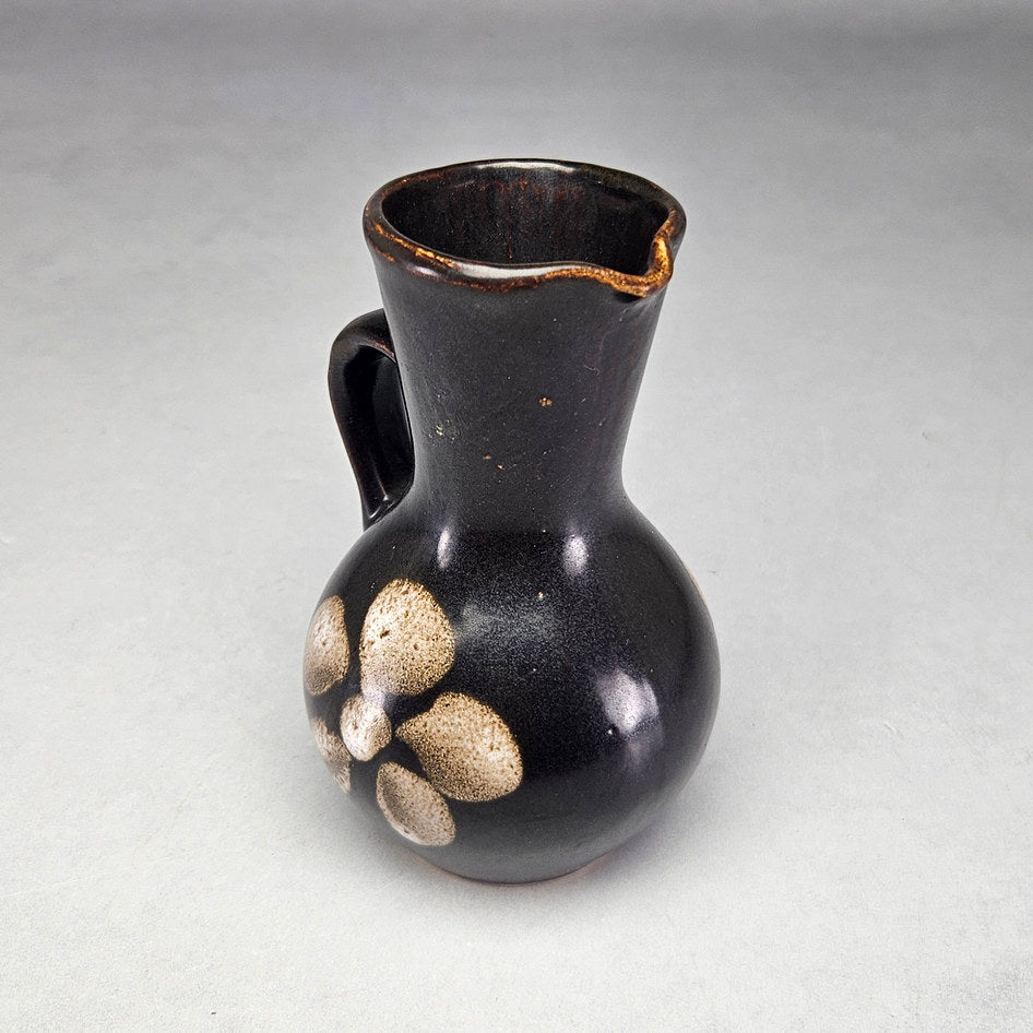 Hamburger Potteries 261 Brown Glazed Jug, view 3