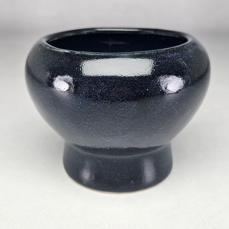 Hamburger Potteries 402 Cobalt Blue Pedestal Planter, view 1