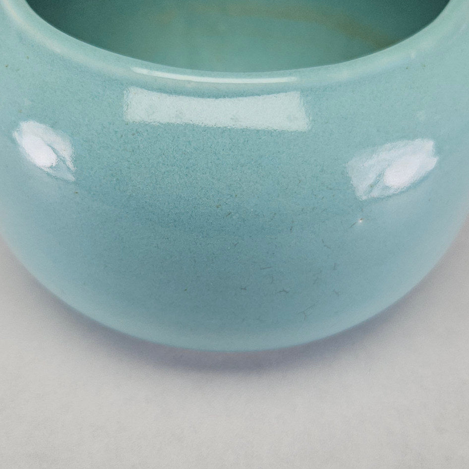 Hamburger Pottery Light Blue Ceramic Planter Vase Style 404