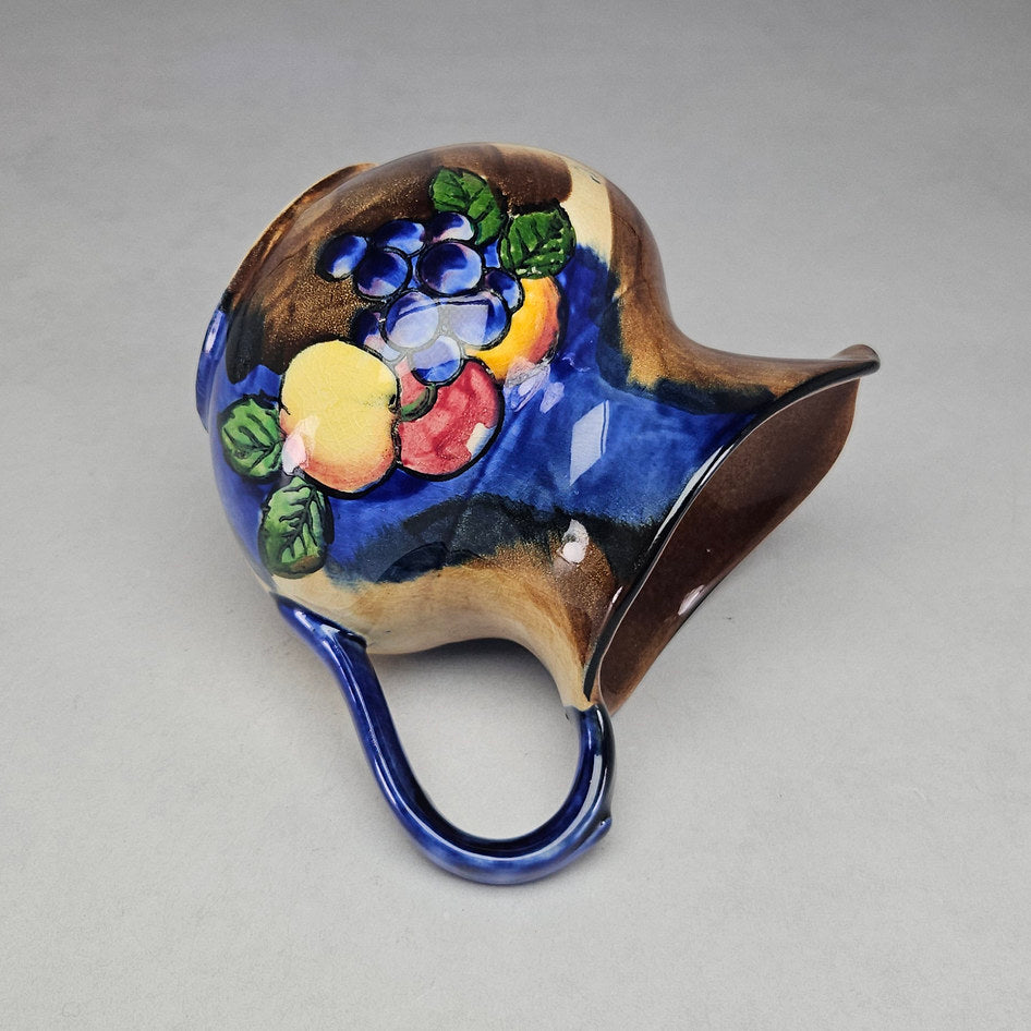 H&K Tunstall Autumn Fruit Decorated Cream Jug with Grape Motif