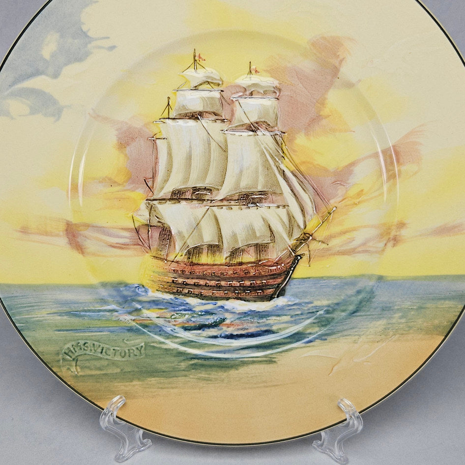 HMS Victory Famous Ships Series Plate Royal Doulton D5957