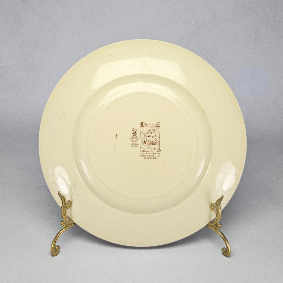 HMS Victory Famous Ships Series Plate Royal Doulton D5957