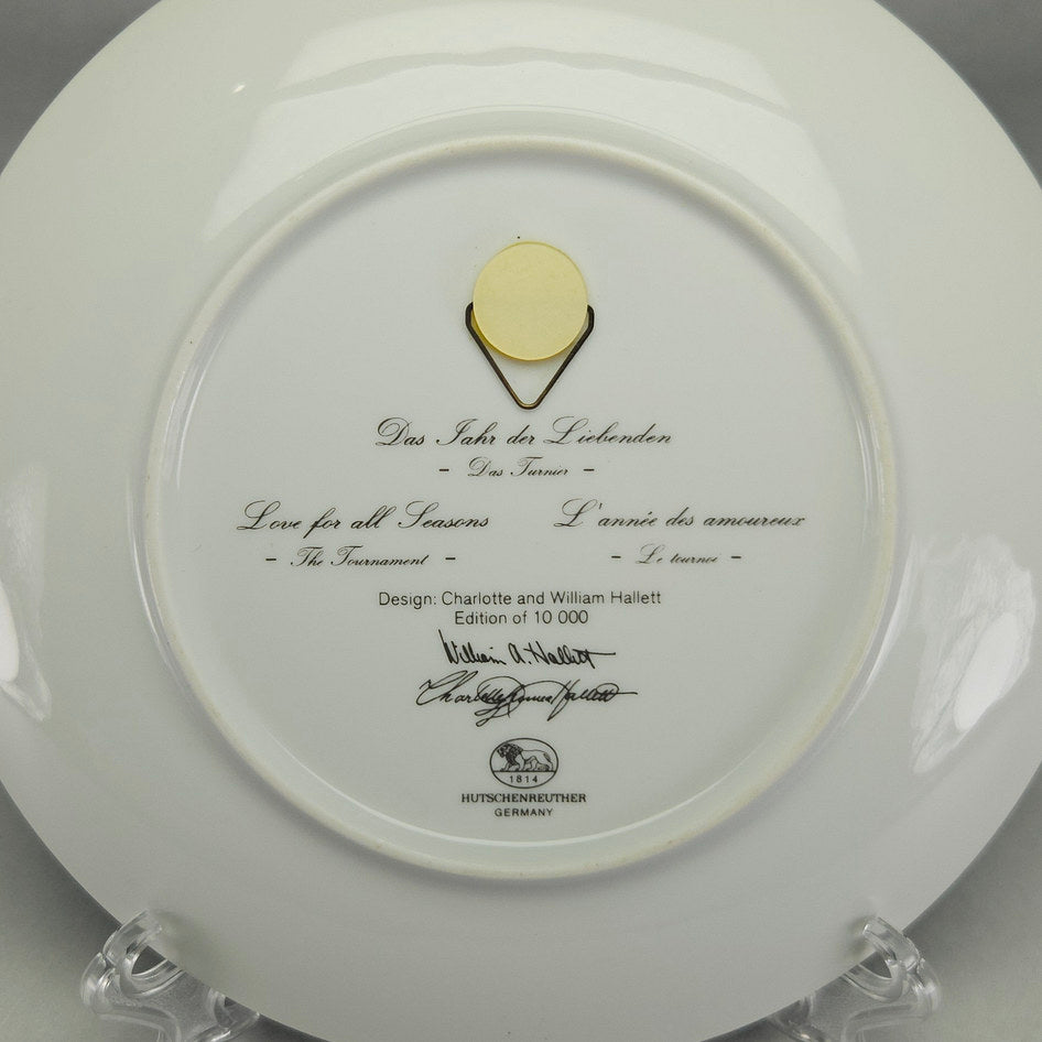 Hutschenreuther Love for All Seasons The Tournament Wall Plate