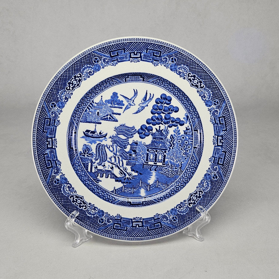 Johnson Brothers Willow Blue and White Dessert Plate