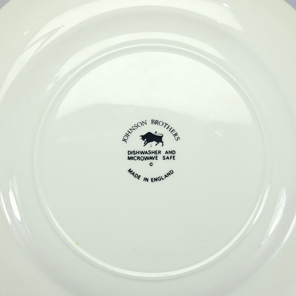 Johnson Brothers Willow Blue and White Dessert Plate