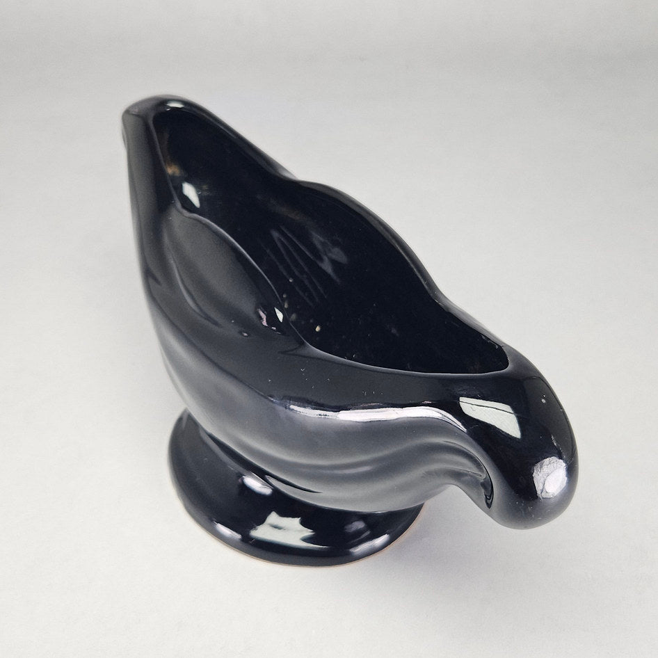 Lucia Ware Black Ceramic Mantel Vase Style 5803