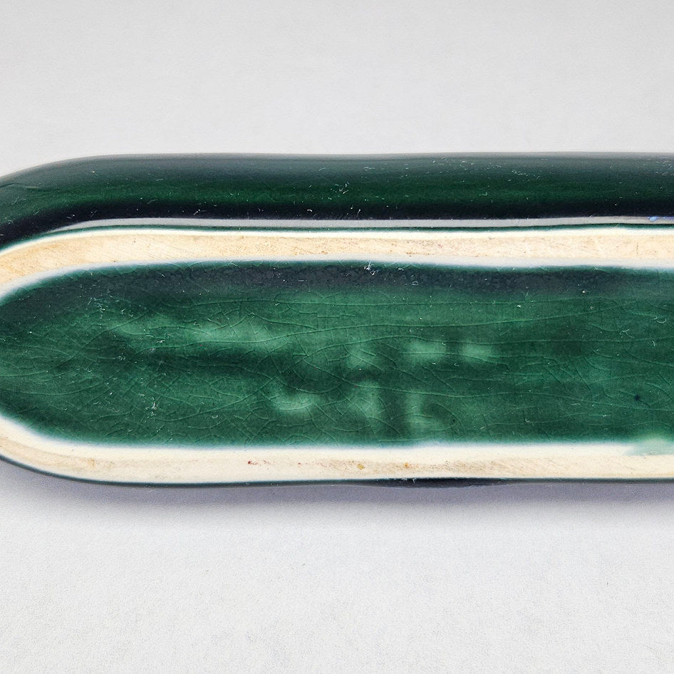 Lucia Ware Green Ceramic Gondola Planter Vase