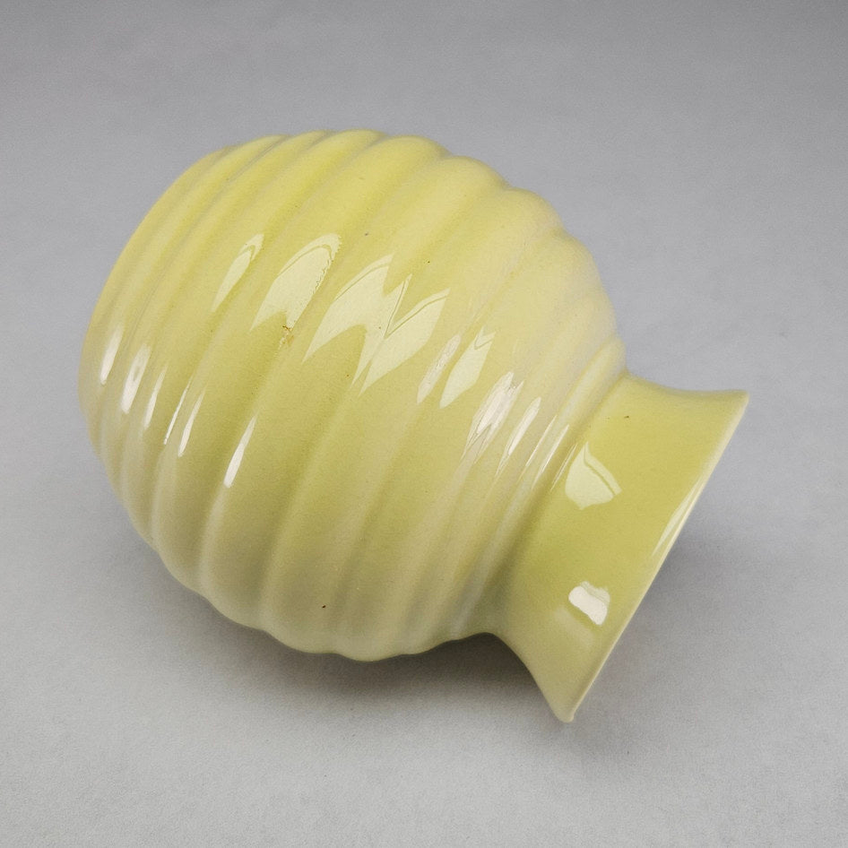 Lucia Ware Pastel Yellow Beehive Ceramic Vase Style 2011