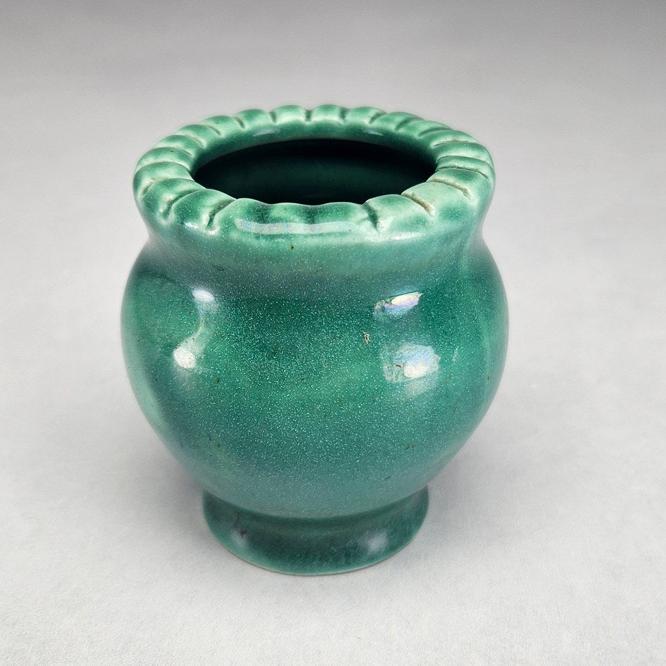 Lucia Ware-Style Green Glazed Miniature Vase, view 1