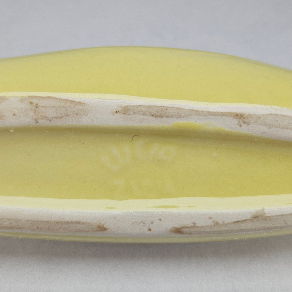 Lucia Ware Yellow Ceramic Gondola Planter Vase