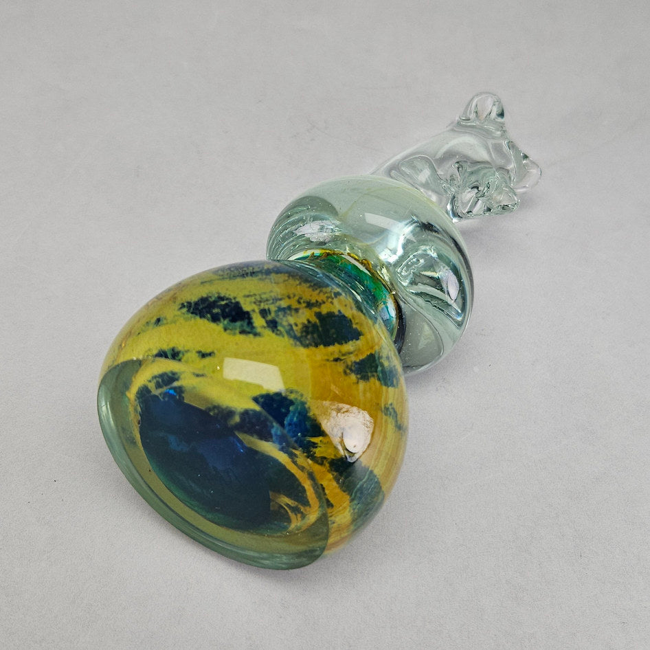 Mdina Small Hand-Blown Art Glass Seahorse Sculpture